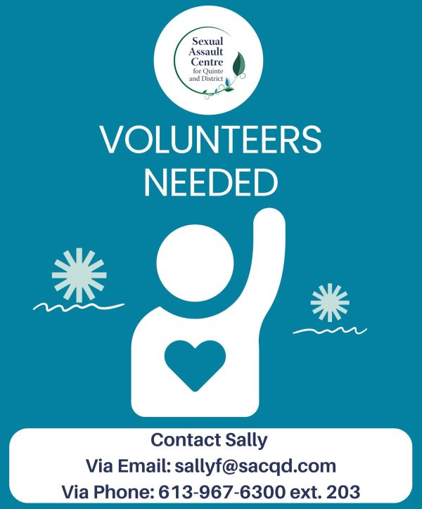 Volunteer with Sexual Assault Centre for Quinte & District